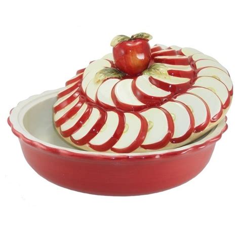 Decorative & Oven Safe Ceramic Pie Plates - Heart of the Home Kitchen