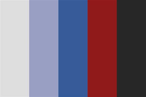 Blue With A Splash Of Red Color Palette | Red colour palette, Blue colour palette, Color palette