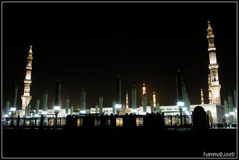 Night at Al Haram Madina Munawara | The amazing lighting at … | Flickr