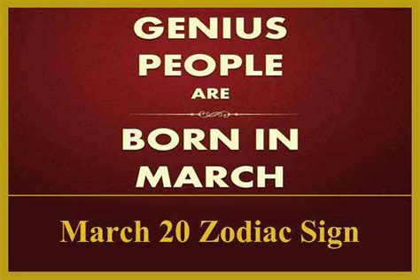 March 20 Zodiac Sign, March 20th Zodiac, Personality, Love ...