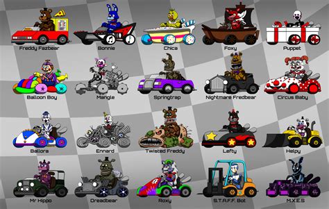 FNaF: Faz-Kart Racing by Playstation-Jedi on DeviantArt