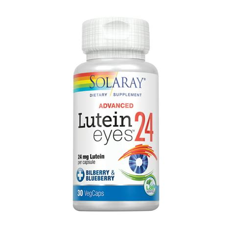 Solaray Advanced Lutein Eyes, 24mg | Eye & Macular Health Support Supplement w/ Naturally ...