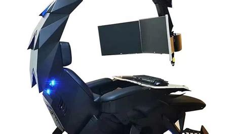 This giant scorpion is really a zero-gravity gaming chair and computer workstation - CNET