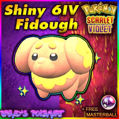 Fidough Shiny 6IV // Pokemon Scarlet & Violet // Ready to - Etsy