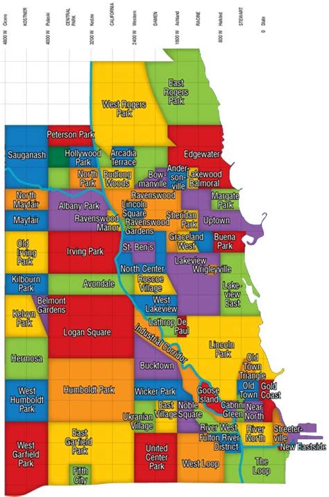 Chicago Neighborhood Map | Dream Town Realty