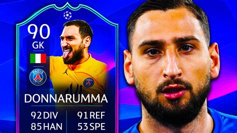 GIANLUIGI ⭐ 90 TOTGS DONNARUMMA PLAYER REVIEW - FIFA 22 ULTIMATE TEAM ...