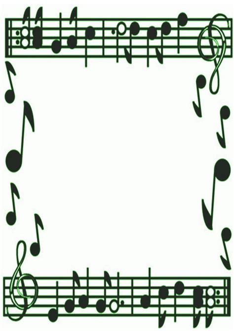 Music Note Border Clipart | Clipart Panda - Free Clipart Images | Music border, Music notes ...