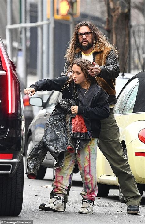 Jason Momoa takes son Nakoa-Wolf and daughter Lola to visit ...