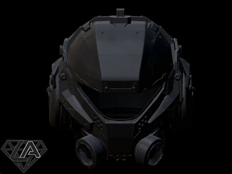 TitanFall 2 Sci Fi Helmet - 3D Model by LAfactorystore