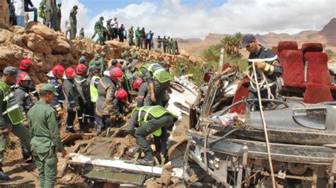 Morocco floods kill 11 after bus overturns on bridge