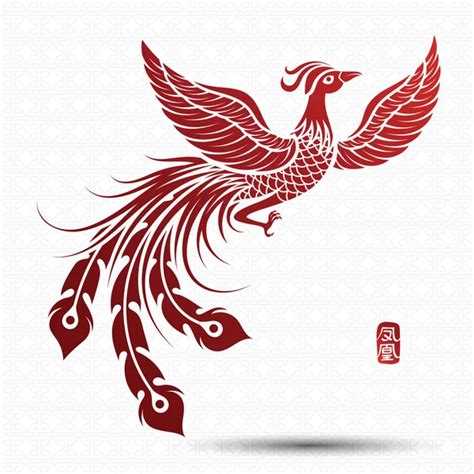 Traditional Chinese Phoenix — Stock Vector © jineekeo #2401061