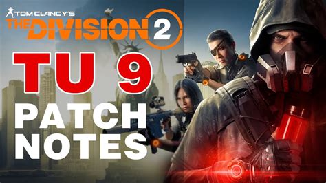 The Division 2 TU9 Patch Notes / Änderungen, Nerfs, Buffs / Division 2 Deutsch German - YouTube