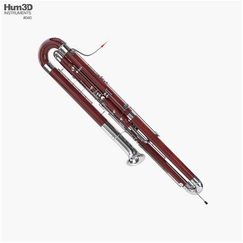 Contrabassoon 3D model - Life and Leisure on Hum3D