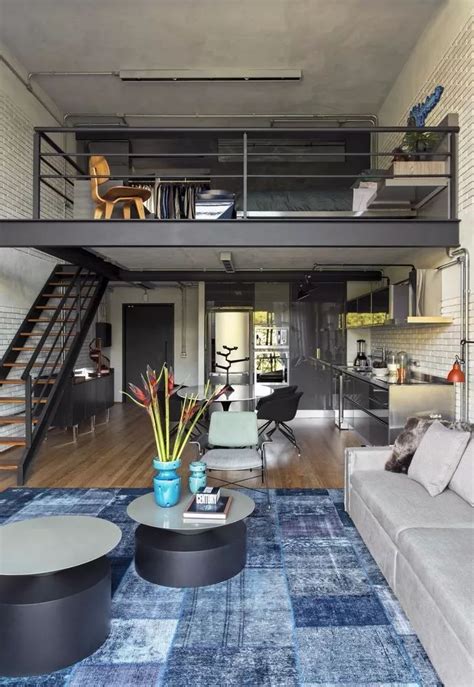 Best Ideas For Small Loft Apartments Design On A Budget - Fashionsum | Casa tipo loft, Pequeños ...