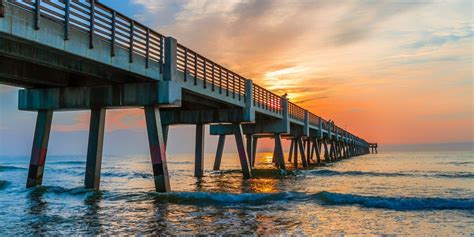 Jacksonville Beach Pier Sunset