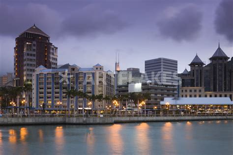 "Buildings at the waterfront, Caudan Waterfront, Port Louis, Mauritius ...