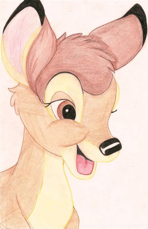 Bambi Drawing in color by Iranaa on deviantART | Dibujos bonitos, Dibujos, Dibujos sencillos disney