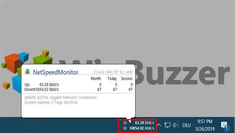 Windows 10 Network Monitor for Your Taskbar: How to Use NetSpeedMonitor - WinBuzzer