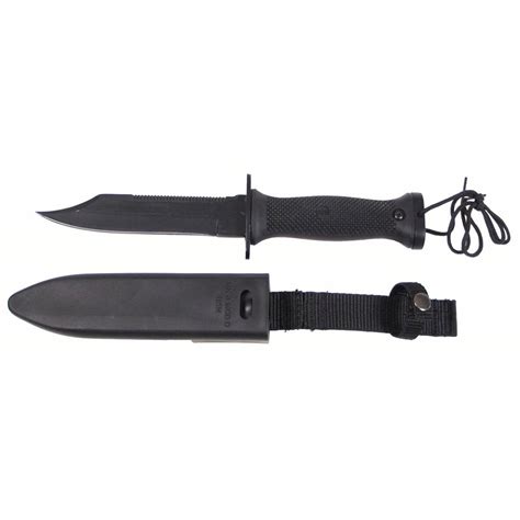 US Bayonet M4, leather handle, plastic sheath-REPLICA | Military Tactical \ Knives Outdoor ...