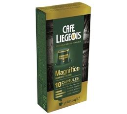 Café Liégeois 'Magnifico' coffee capsules for Nespresso x 10