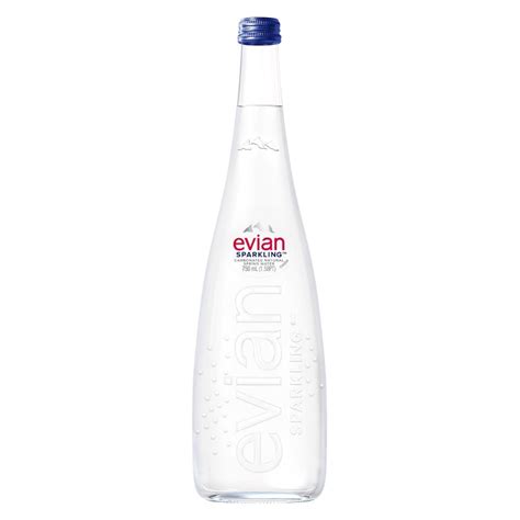 EVIAN Sparkling Natural Mineral Water Glass Bottle 6x750ml | lupon.gov.ph