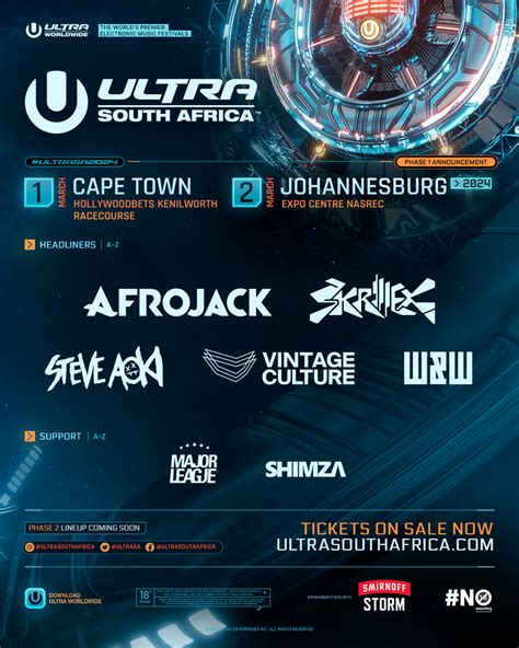 Ultra South Africa 2024 | Phase 1 Lineup : r/UMF