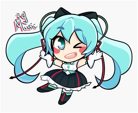 Transparent Hatsune Miku Chibi Png - Hatsune Miku Chibi Art, Png ...