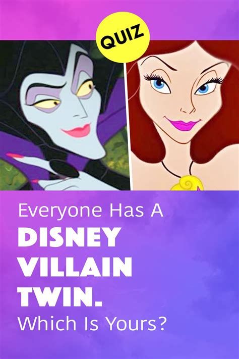 Quiz: Everyone Has A Disney Villain Twin. This 2 Min Quiz Will Reveal Yours in 2022 | Disney ...