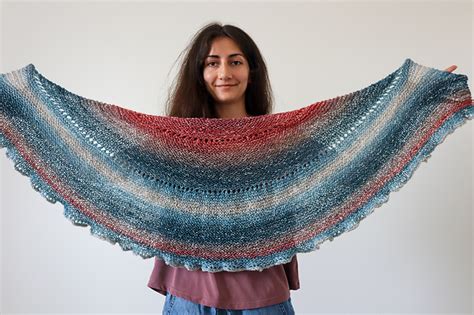 Knitting Patterns Galore - Garter Half Pi Shawl