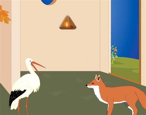 The fox and the stork - story with pictures| Small stories for kids | HubPages