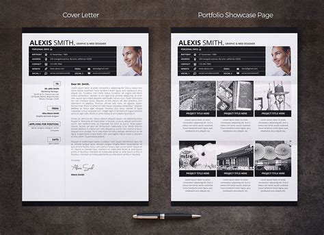 4 Page Resume Template :: Behance