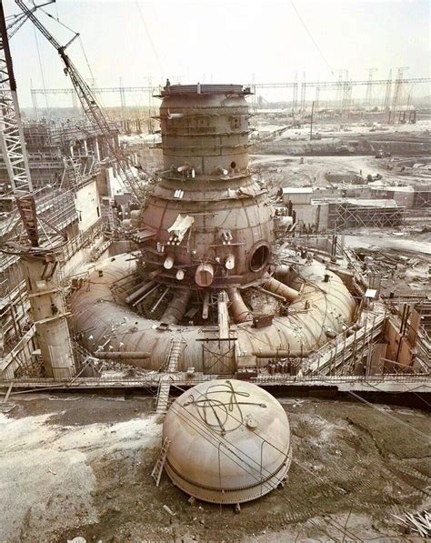 In 1966, Browns Ferry Nuclear Power Station Unit 1 under construction. A mark of the same type ...