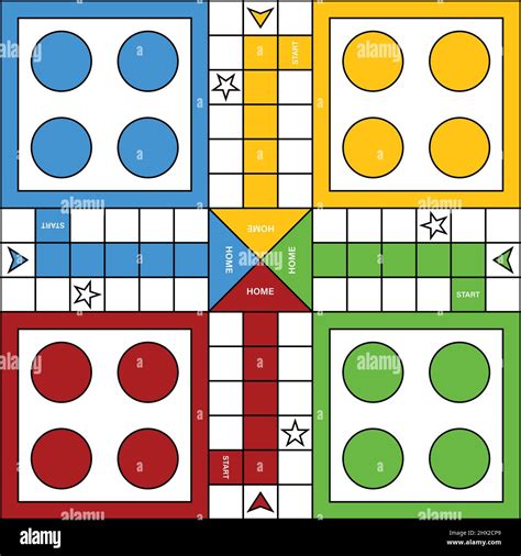 Ludo printable board game vector image Stock Vector Image & Art - Alamy