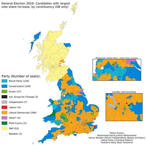 United Kingdom. Legislative Election 2019 - Electoral Geography 2.0