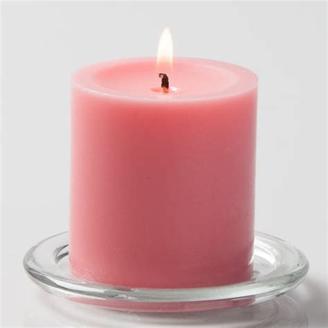 Richland Pillar Candle 3"x3" Pink - Save-On-Crafts