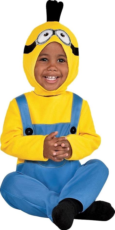 Party City Minion Halloween Costume For Girls, Minions: The Rise Of Gru, Hooded Romper, Goggles ...