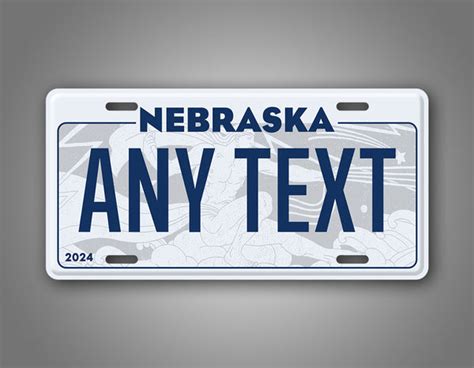 Custom 2023 Nebraska Novelty Personalized License Plate ...