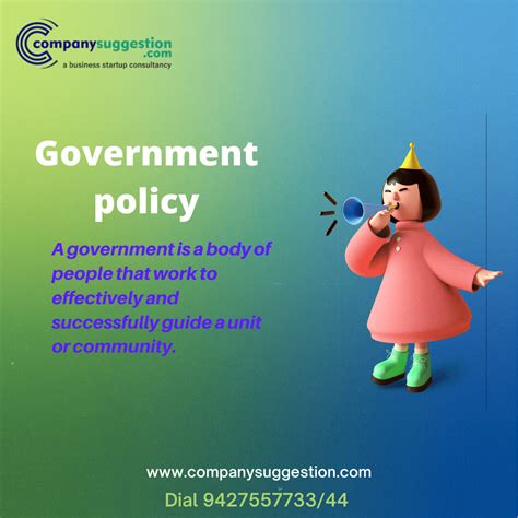 Government policy | Company Suggestion