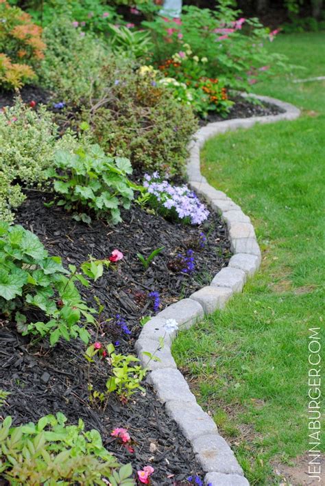 The Perfect Border for your Beds: Defining a gardens edge with inexpensive stone that fit any ...