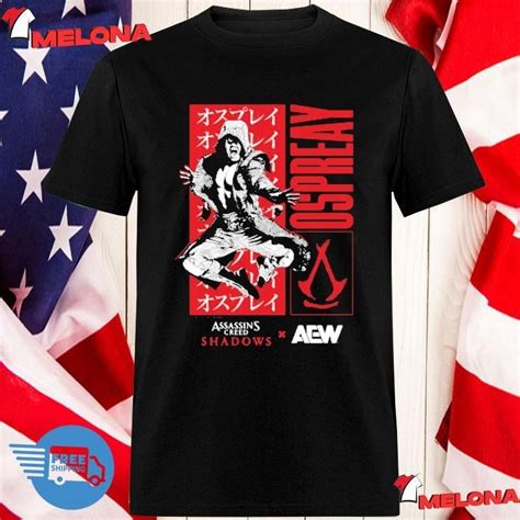 Will Ospreay Aerial Assassin Assassins Creed Shadows X Aew Shirt - Walmart.com