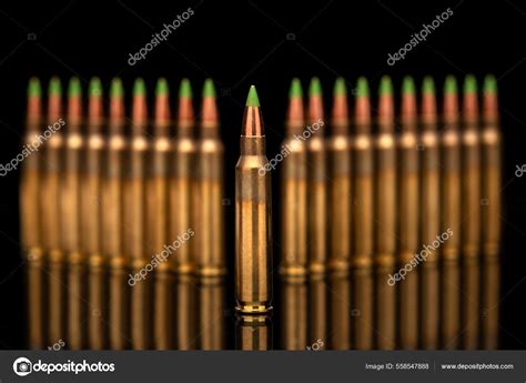 Group Calibar Green Tip Bullets Ordered Lines Black Background Stock Photo by ©VGeorgiev 558547888