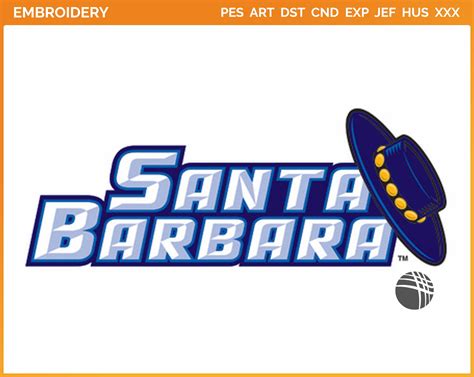 UCSB Gauchos - Wordmark Logo (2010) - College Sports Embroidery Logo in ...