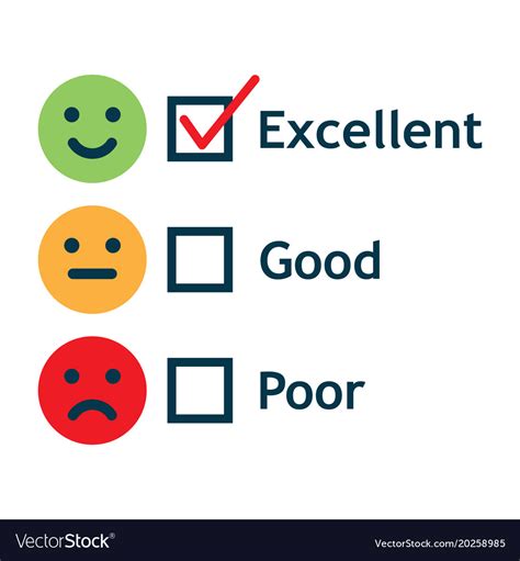 Customer service satisfaction survey form Vector Image