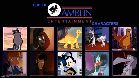 Top 10 Animated Amblin Entertainment Characters by Takostu64 on DeviantArt