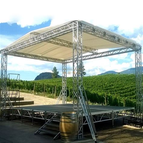 Aluminum Portable Small Stage with Canopy for Sale from China manufacturer - DRAGON STAGE