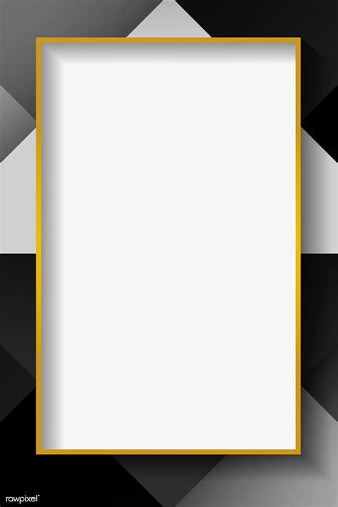 Blank rectangle white abstract frame vector | premium image by rawpixel.com / taus | Powerpoint ...