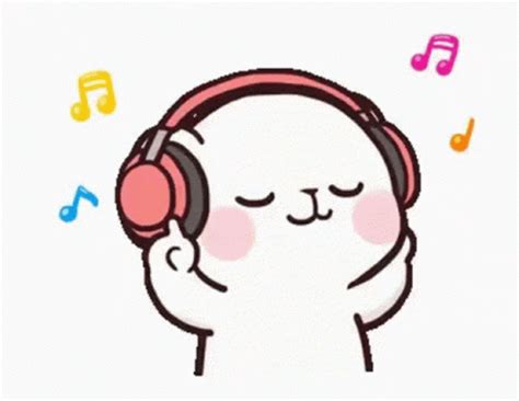 Listening Music Musical Notes GIF - Listening Music Musical Notes Cute - Discover & Share GIFs