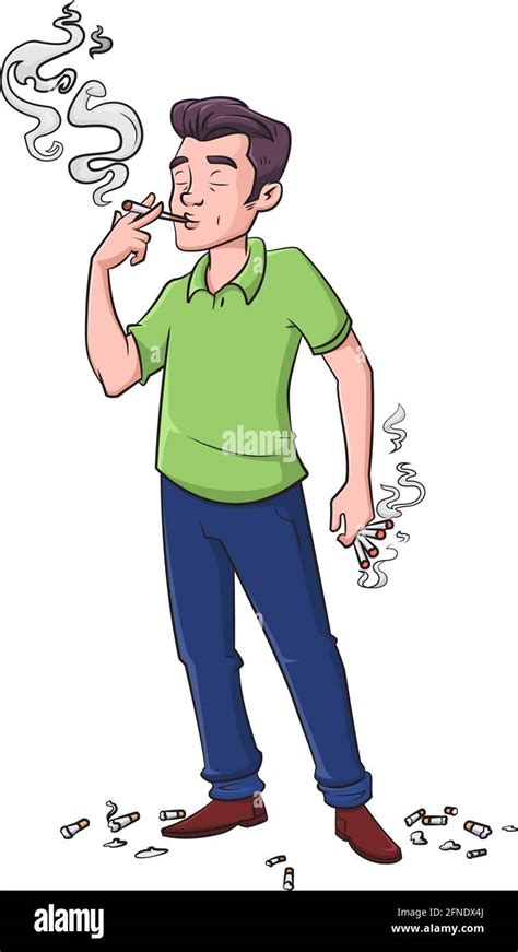 Unhealthy addiction Stock Vector Images - Alamy