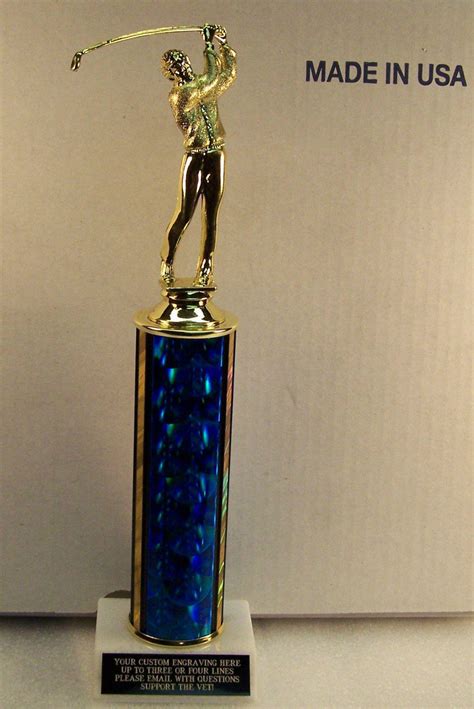 Golf Trophy Award 12 Male or Female Free Custom Engraving Ships 2 Day ...