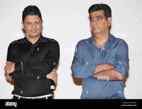 Bhushan Kumar, CMD, T Series, with actor and filmmaker Kishan Kumar during the teaser launch of ...